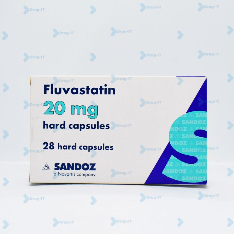 Fluvastatin 20mg Capsule (28 Capsules) by Sandoz UK | GB